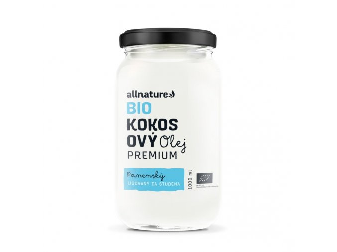 Allnature Bio Kokosový olej Premium 1000 ml