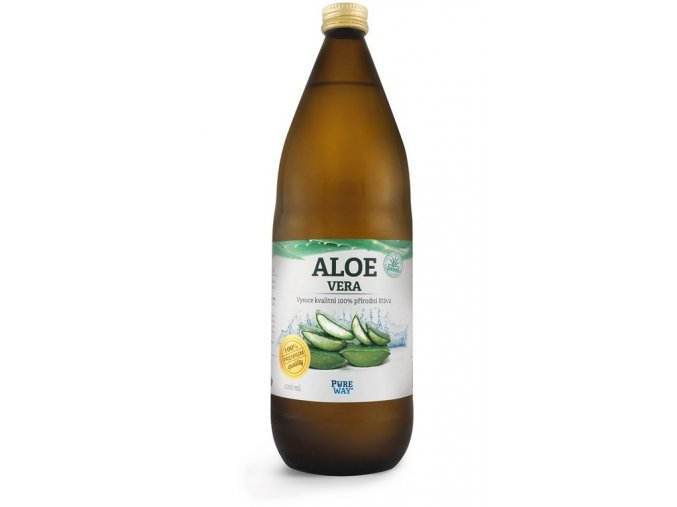 Pure Way Aloe vera 100% šťáva premium quality 1000 ml