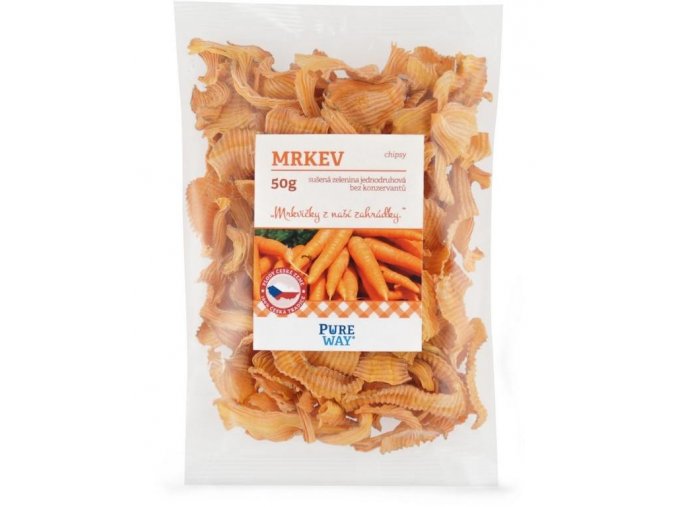 Pure Way Mrkev - chipsy 50 g