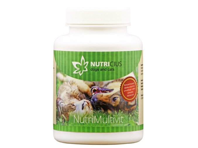 Nutricius NutriMultivit - multivitamin pro psi a kočky 100 g