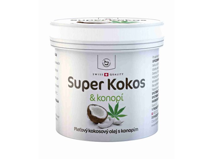 Herbamedicus Super Kokos & konopí - pleťový olej 150 ml DMT: 15.07.2022