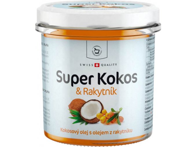 Herbamedicus Super Kokos & Rakytník - superpotravina 300 ml