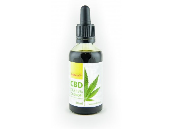 Wolfberry Konopný olej 5% CBD 50 ml