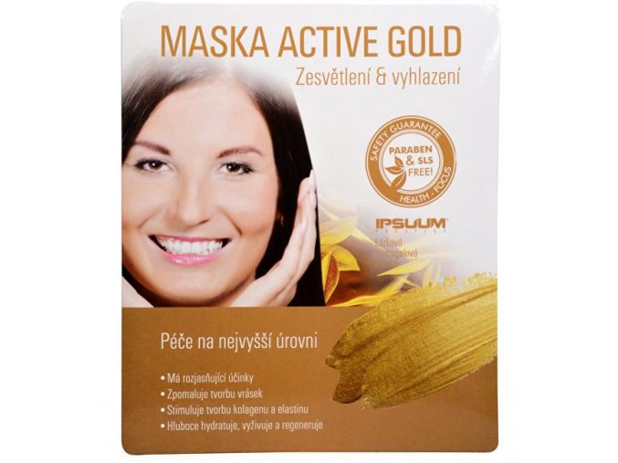 Ipsuum Prestige Maska Active Gold - hydrogelová látková