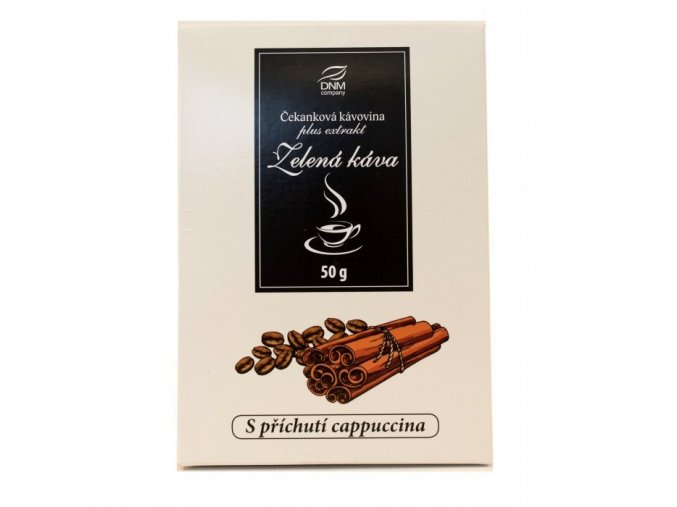 DNM Zelená káva s příchutí cappuccino 50 g