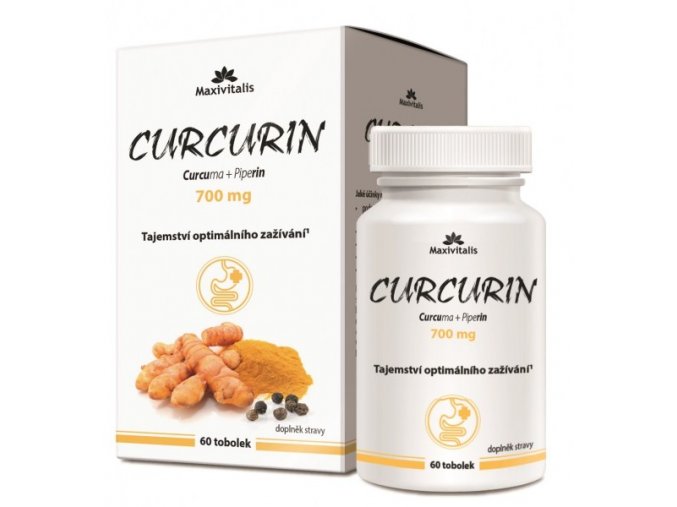 Maxivitalis Curcurin (Curcuma + Piperin) 700 mg 60 tob.