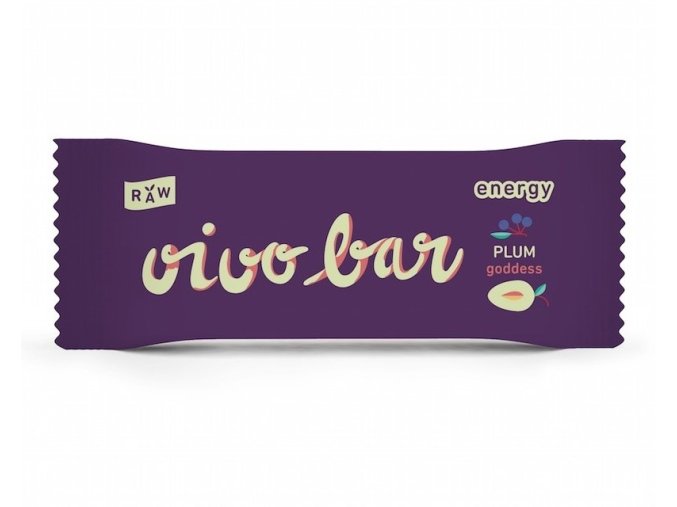 Vivo bar Energetická BIO tyčinka švestková Plum Goddes 45 g