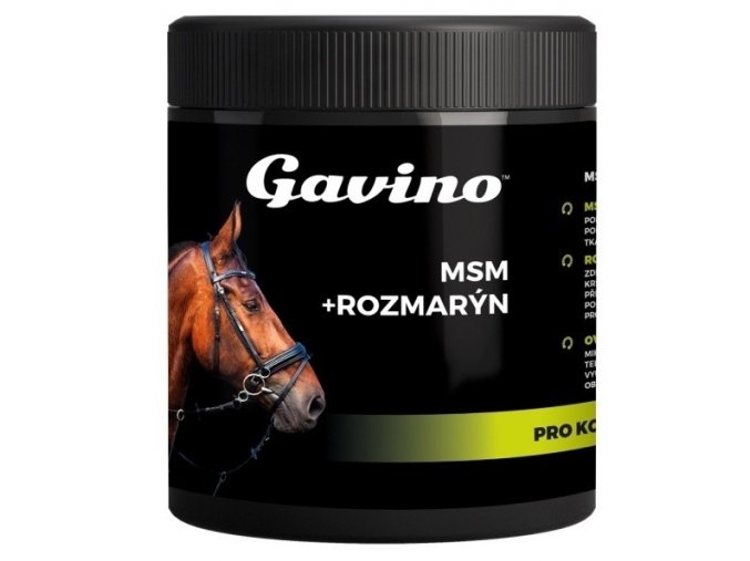 Gavino MSM + Rozmarýn pro koně 500 g