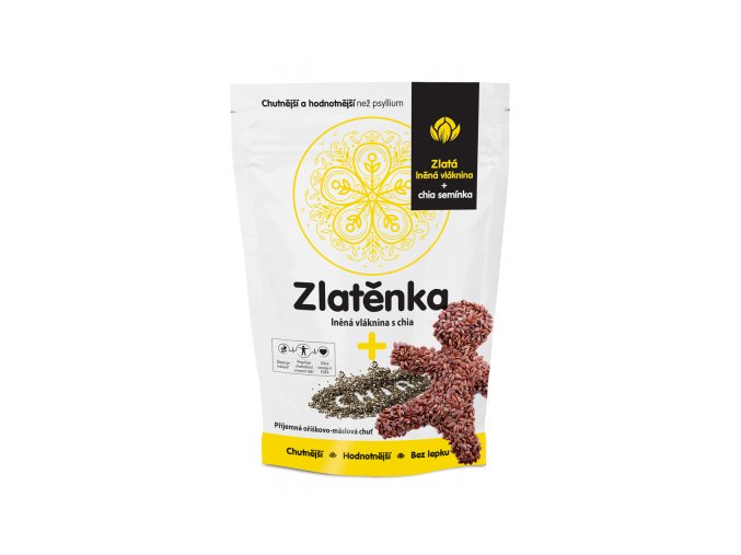 Zlatěnka lněná vláknina s chia 300 g