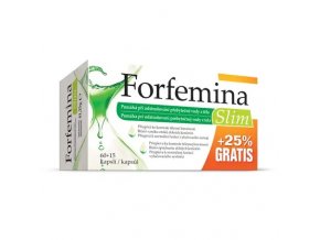 Forfemina Slim na odvodnění těla a při hubnutí 75 kapslí