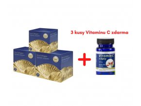 Inca Collagen 270 g (3x 30 sáčků) + 3x Vitamín C s šípky 500 mg 30 tbl. ZDARMA