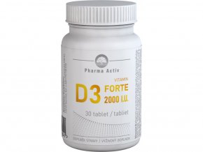 Pharma Active Vitamin D3 FORTE 2000 I.U. 30 tbl.