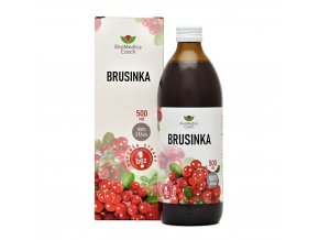 EkoMedica Brusinka - 100% šťáva z brusinky 500 ml