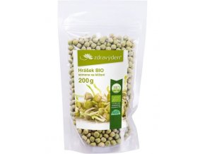 ZdravýDen® BIO Hrášek - semena na klíčení 200 g