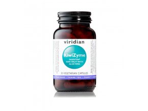 Viridian KiwiZyme 500mg s Aloe vera, bio přírodní doplňky stravy