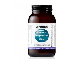 Viridian hořčík magnesium 300ms, bio přírodní doplňky stravy