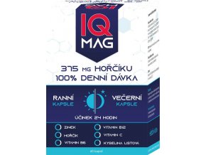 IQ Mag ranní/večerní 60 kapslí