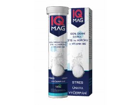  IQ Mag hořčík 375 mg + B6 šumivé tablety 20 tbl.