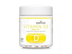 Vito Life Vitamín D3 1000 IU 100 tob.