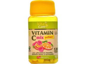 VitaHarmony Vitamin C 100mg MIX 120 žvýkacích tablet