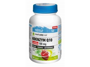 NatureVia Koenzym Q10 Cardio 100 mg 60 kapslí