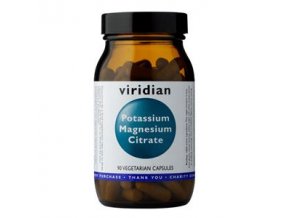 Viridian Potassium Magnesium Citrate (Draslík a hořčík) 90 kapslí