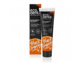 Ecodenta Černá bělící zubní pasta s pomerančovou příchutí (Black Orange Whitening Toothpaste) 100 ml