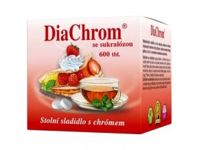 DiaChrom DiaChrom se sukralózou nízkokalorické sladidlo 600 tbl.