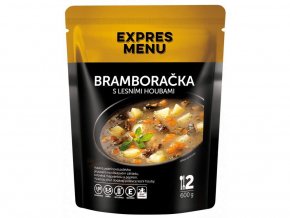 Expres menu Bramboračka s lesními houbami bez lepku 2 porce