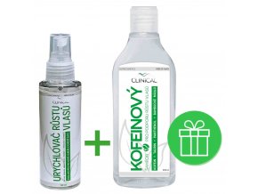 Clinical Urychlovač růstu vlasů 100 ml + dárek Kofeinový šampón 250 ml