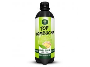 TOP BIO Kombucha Limetka&Zázvor 500 ml