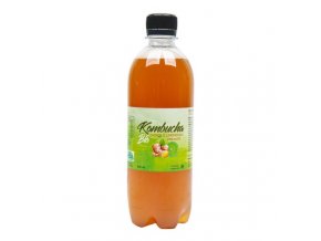 Stevikom BIO Kombucha Zázvor s limetkovou příchutí 500 ml