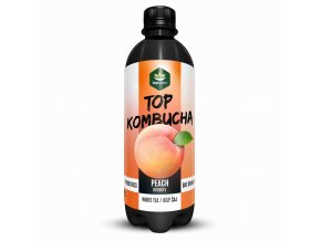 TOP BIO Kombucha Broskev 500 ml