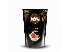 Topnatur LOW CARB maliny v bílé čokoládě 100 g