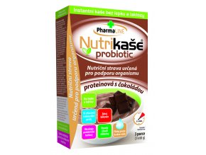 156666 nutrikase probiotic proteinova s cokoladou 3x60g