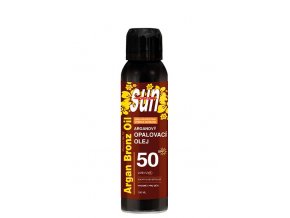 Vivaco SUN Arganový suchý opalovací olej sprej SPF 50 100 ml