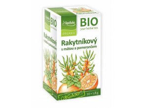 Apotheke Bio Rakytníkový čaj s mátou a pomerančem 20x1,8g