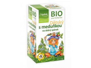 Apotheke Bio Dětský s meduňkou 20x2g