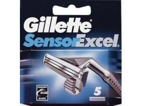 Gillette Náhradní hlavice Gilltette Sensor Excel 5 ks