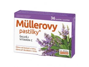 Dr. Müller Müllerovy pastilky se šalvějí 36 pastilek