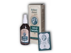 Levandes Štěstí baronky Bylinný vlasový elixír - tmavé mastné 110 ml