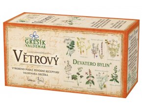 Grešík Větrový čaj n.s. 20x1.5g Devatero bylin