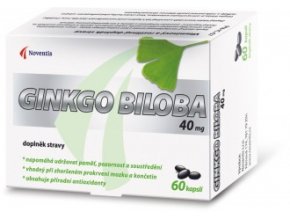 Noventis Ginkgo Biloba 40mg 60 kapslí