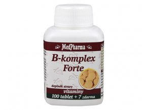 MedPharma B-komplex Forte 100 tbl. + 7 tbl. ZDARMA
