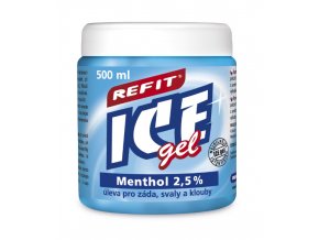REFIT ICE gel Menthol 2,5 % 500ml