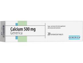 Generica Calcium 500 šumivý forte eff.tbl.20