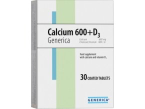 Generica Calcium 600+D3 30 tbl.