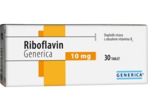 Generica Riboflavin 10 mg 30 tbl.