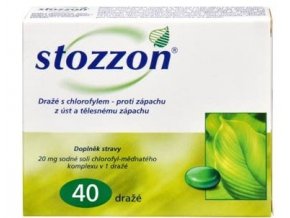 Stozzon 40 dražé s chlorofylem