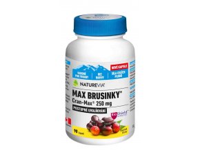 Naturevia Max brusinky 8500 mg Cran-Max 90 kapslí